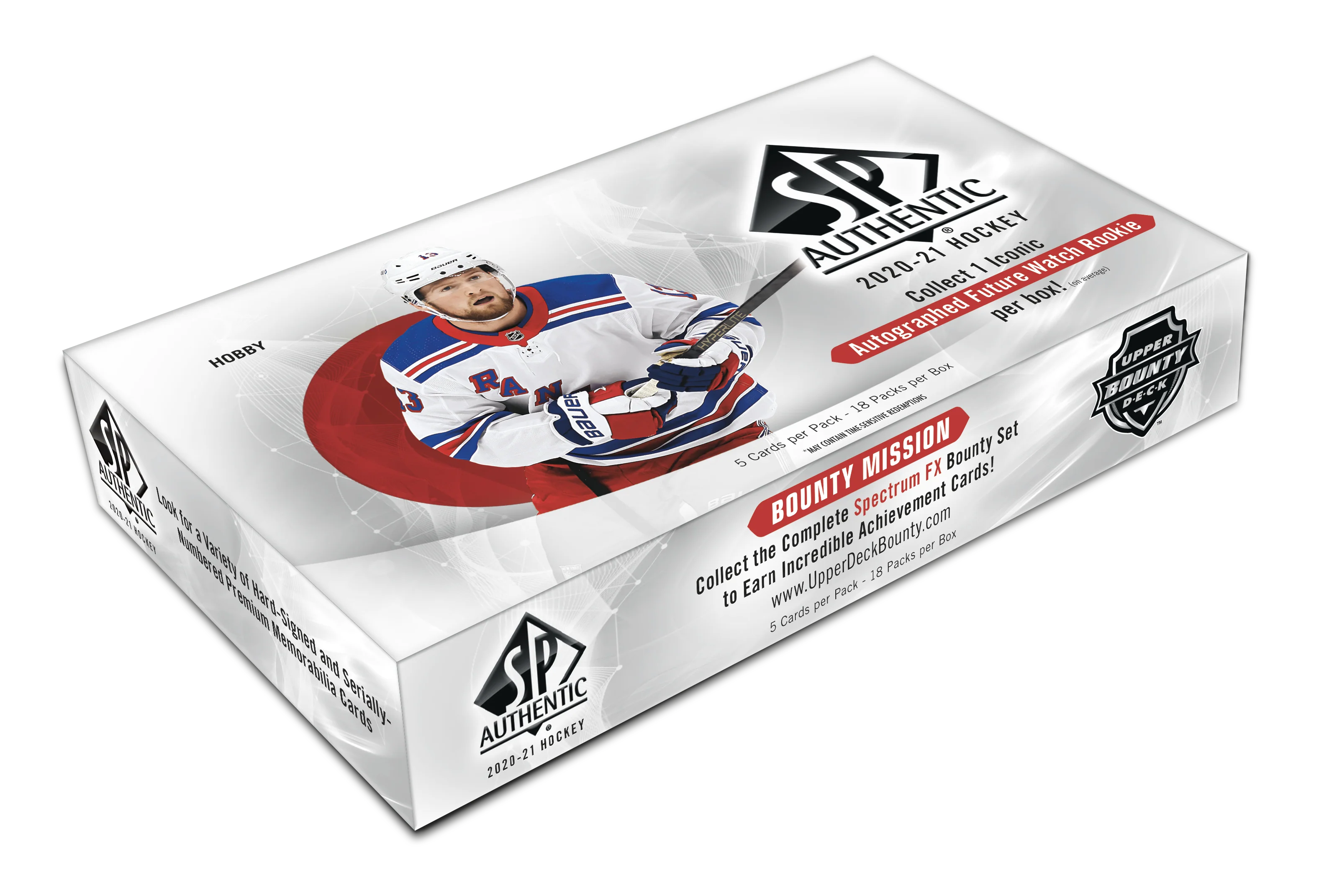 2020-21 Upper Deck SP Authentic Hockey Hobby Master Case ( Case of 16 Boxes )