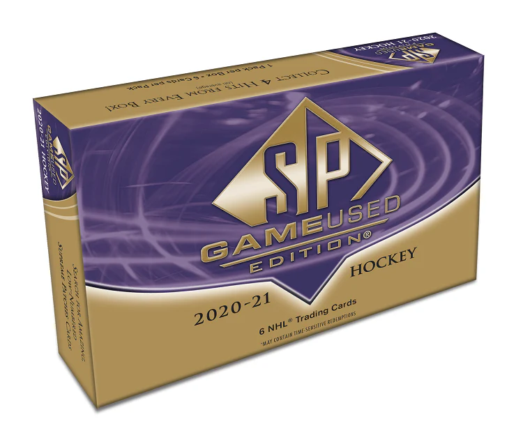 2020-21 Upper Deck SP Game Used Hockey Hobby Case (Case of 20 Boxes)