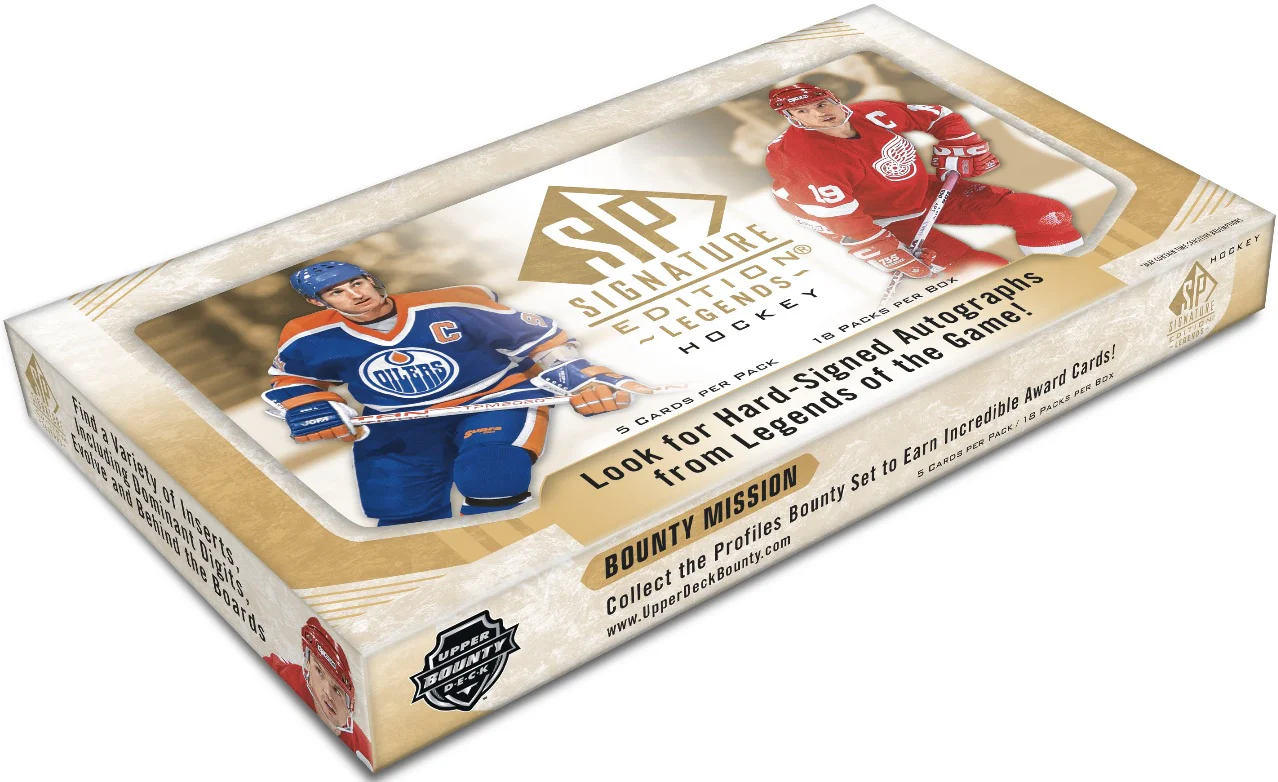 2020-21 Upper Deck SP Signature Edition Legends Hockey Hobby Box