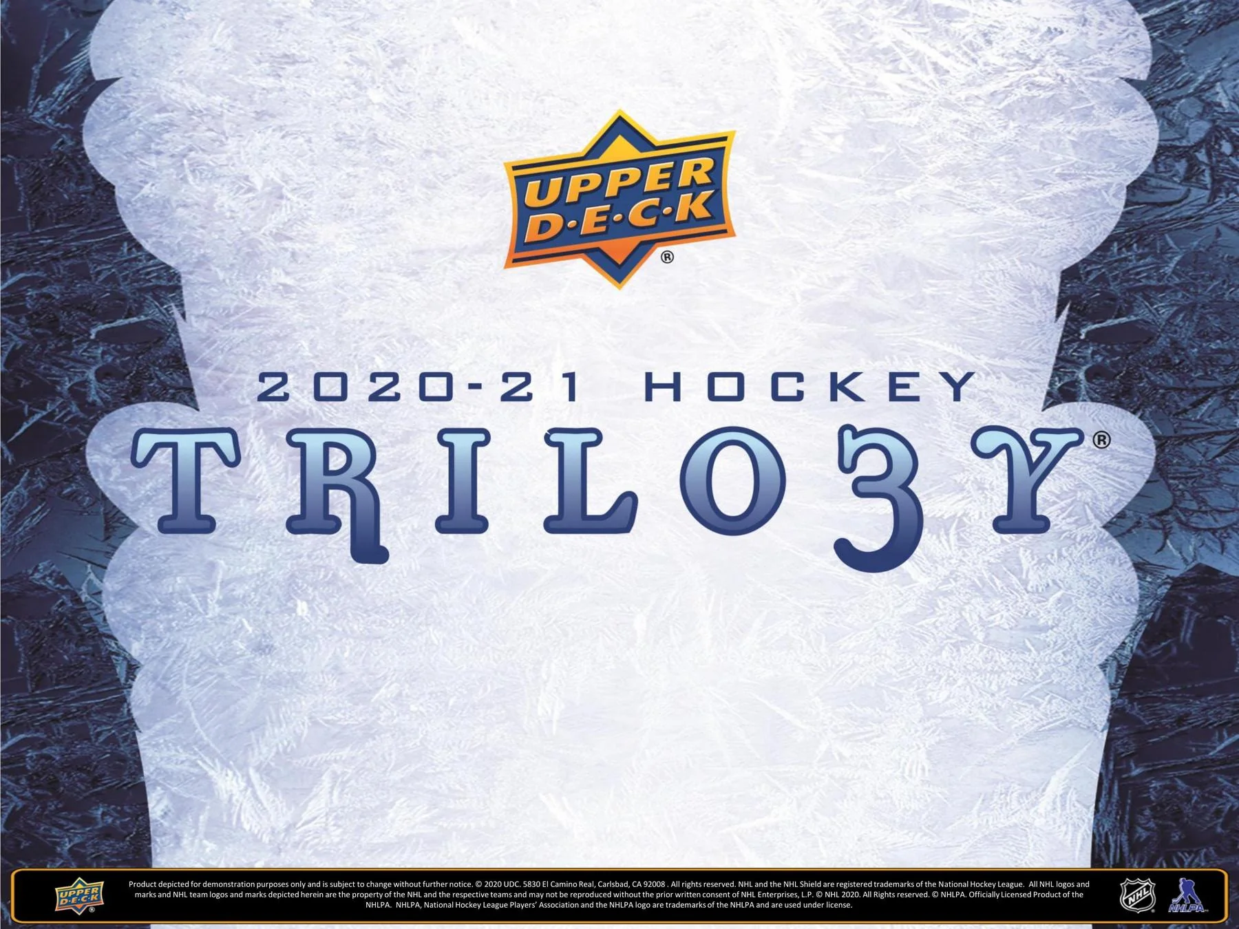 2020-21 Upper Deck Trilogy Hockey Hobby Box - Image 3