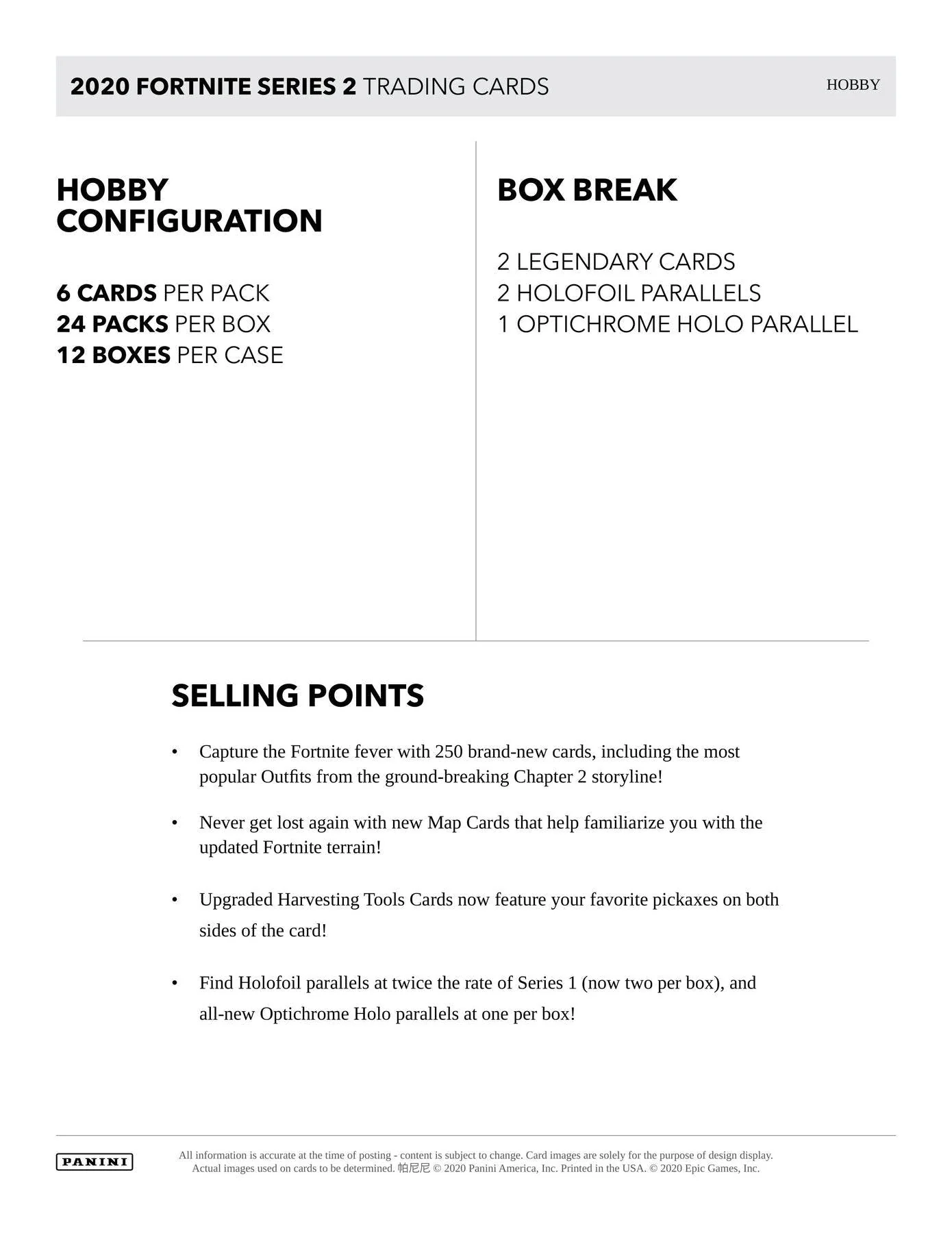 2020 Fortnite Series 2 Trading Cards Hobby Box - Image 4