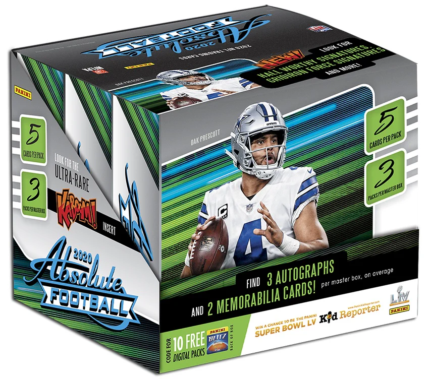 2020 Panini  Absolute Football Hobby Box