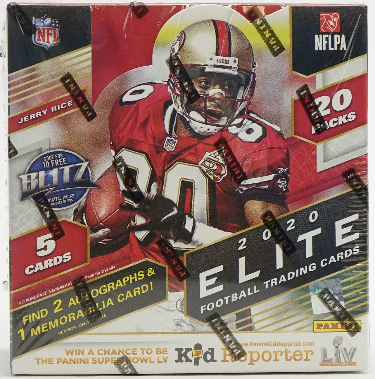 2020 Panini Donruss Elite Football Hobby Box