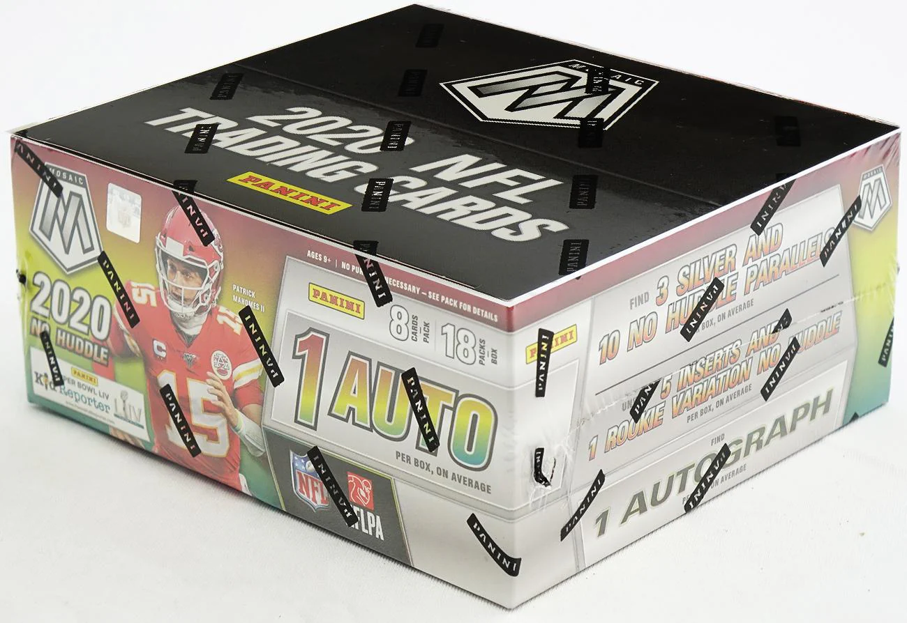 2020 Panini Mosaic No Huddle Football Hobby Box