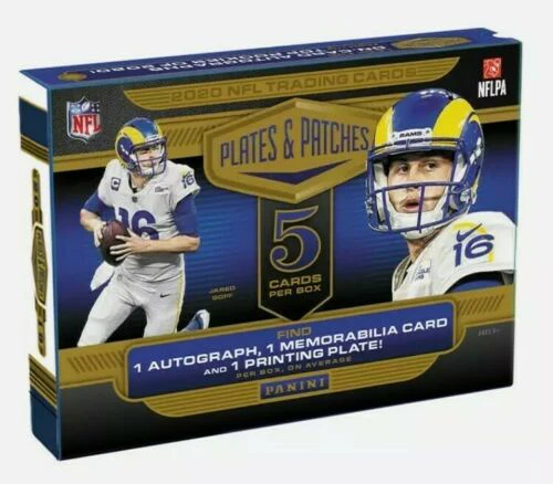 2020 Panini Plates and Patches Football Hobby Box
