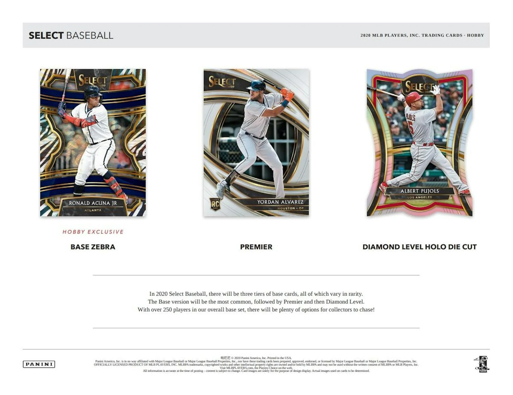 2020 Panini Select Baseball Hobby Box - Image 2