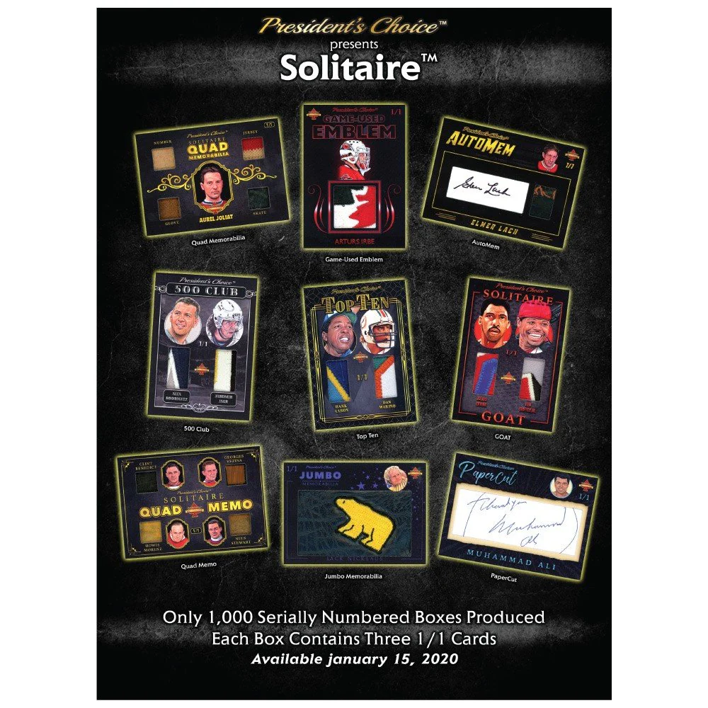 2020 Presidents Choice Solitaire Hobby Case (Boxes of 5) - Image 2
