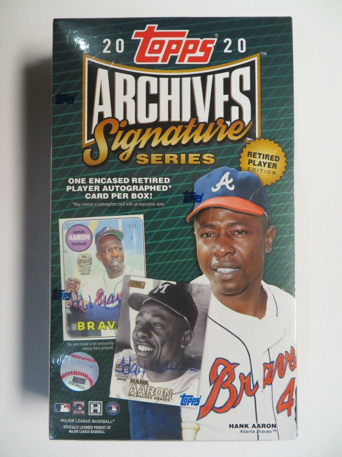 2020 Topps Archives Signature Baseball Retired Players Edition Hobby Box