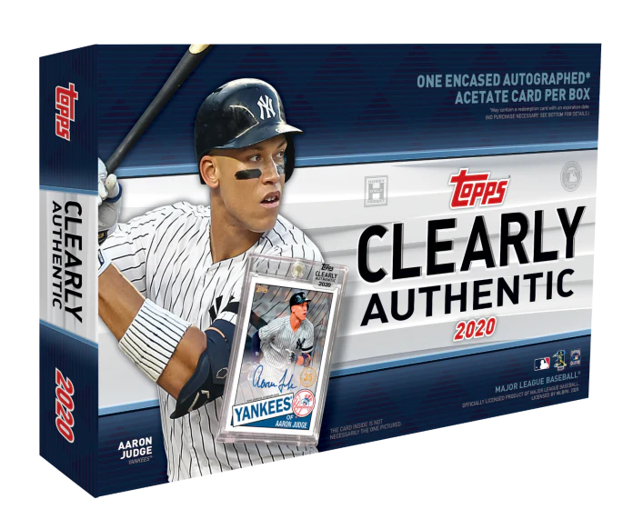 2020 Topps Clearly Authentic Baseball Hobby Box