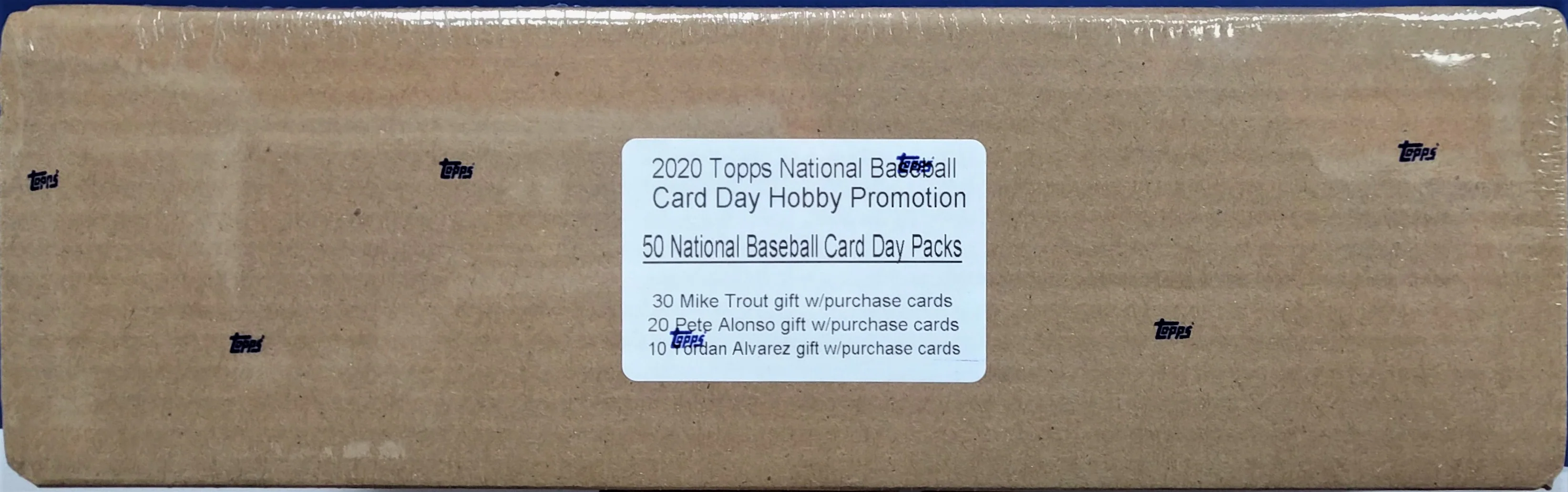 2020 Topps National Baseball Card Day Hobby Promotion Sealed Box