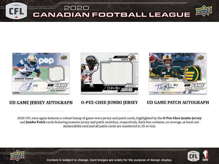 2020 Upper Deck CFL Football Hobby Box - Image 4