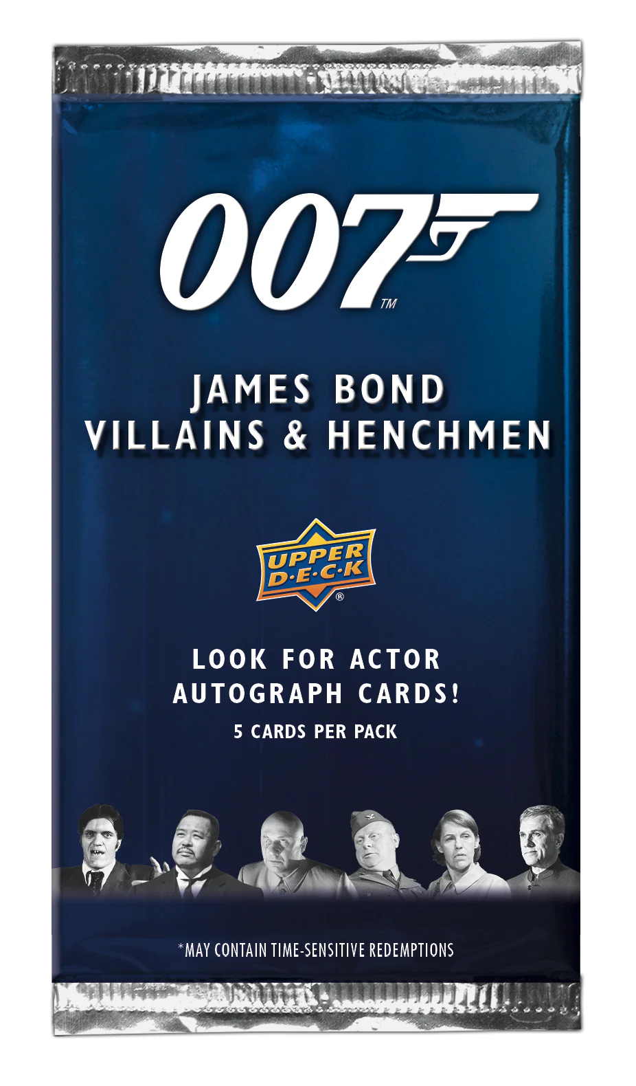 2020 Upper Deck James Bond 007 Villains & Henchmen Trading Cards Box - Image 2