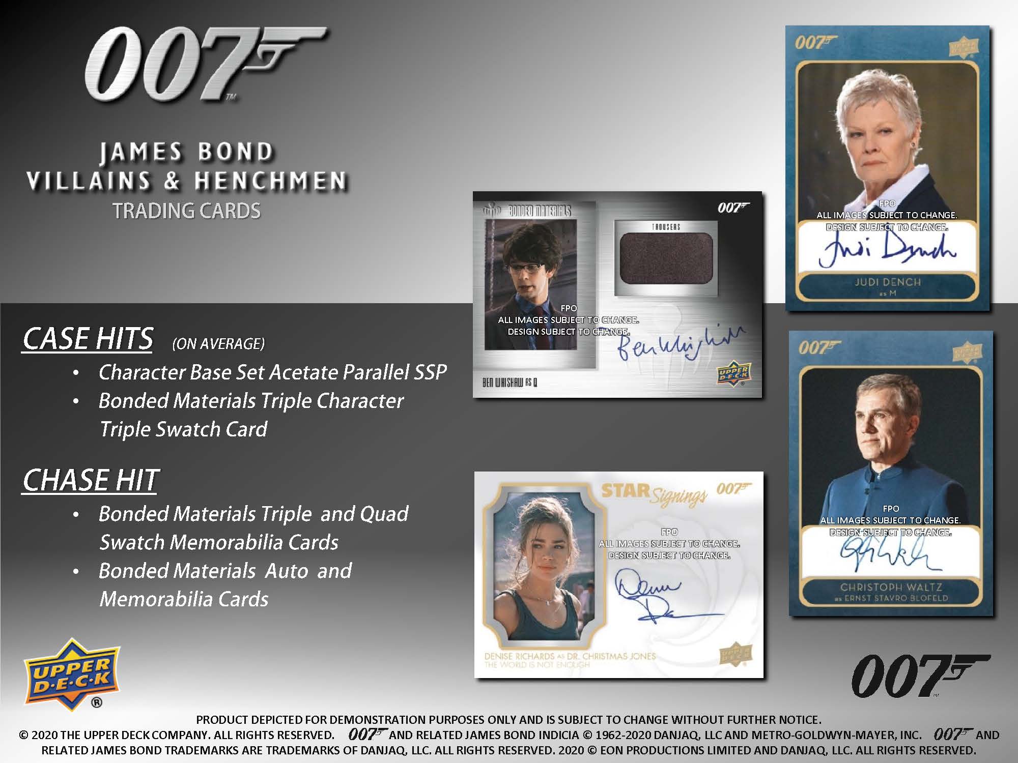 2020 Upper Deck James Bond 007 Villains & Henchmen Trading Cards Box - Image 4