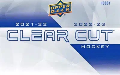 2021-22 & 2022-23 Upper Deck Clear Cut Hockey Hobby Box Master Case (30 boxes per Master)