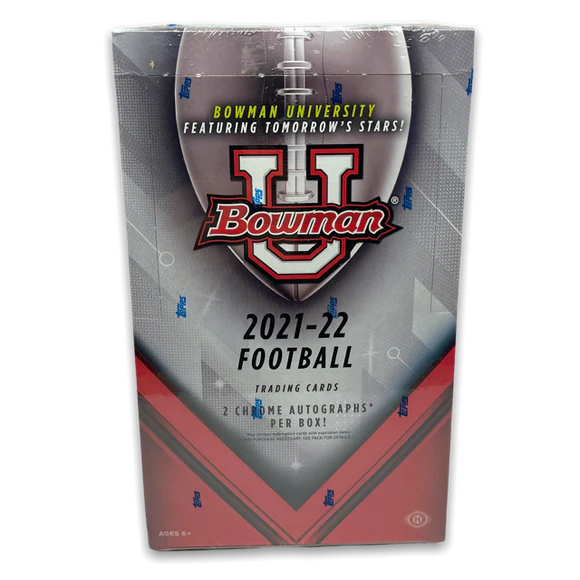 2021-22 Bowman University Football Hobby Box