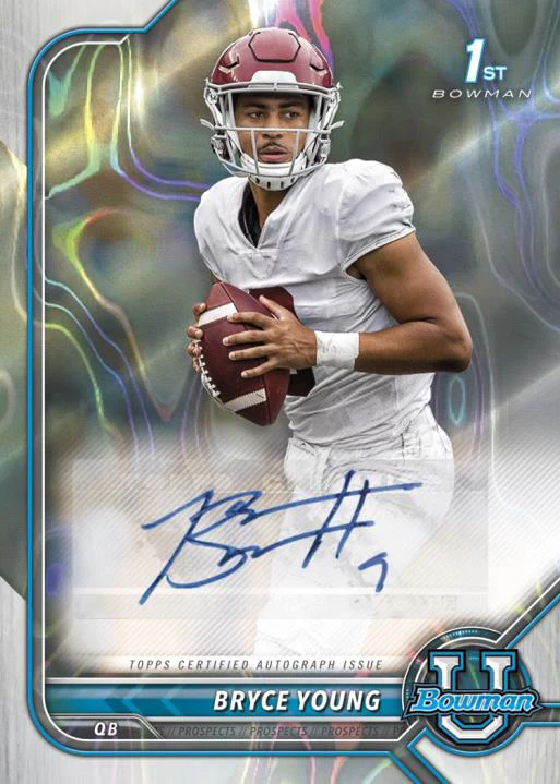 2021-22 Bowman University Football Hobby Box - Image 3