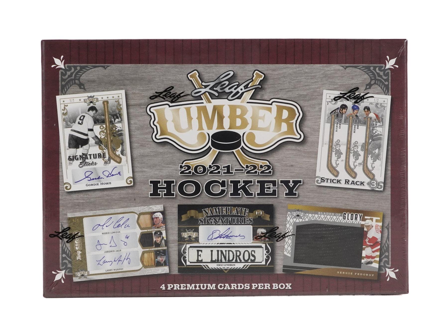 2021-22 Leaf Lumber Hockey Hobby Box - Case (Case of 10 Boxes)