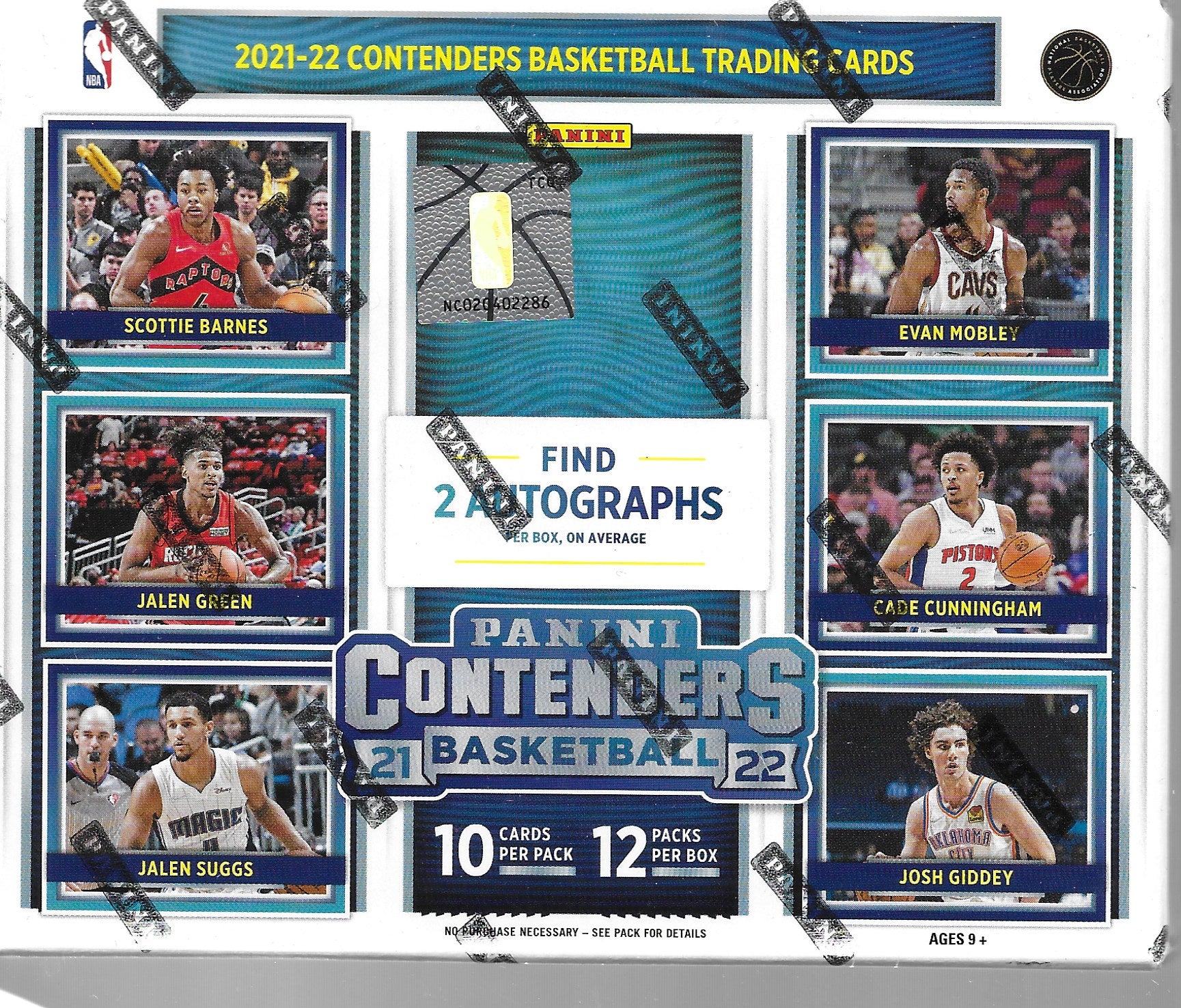 2021-22 Panini Contenders Basketball Hobby Box