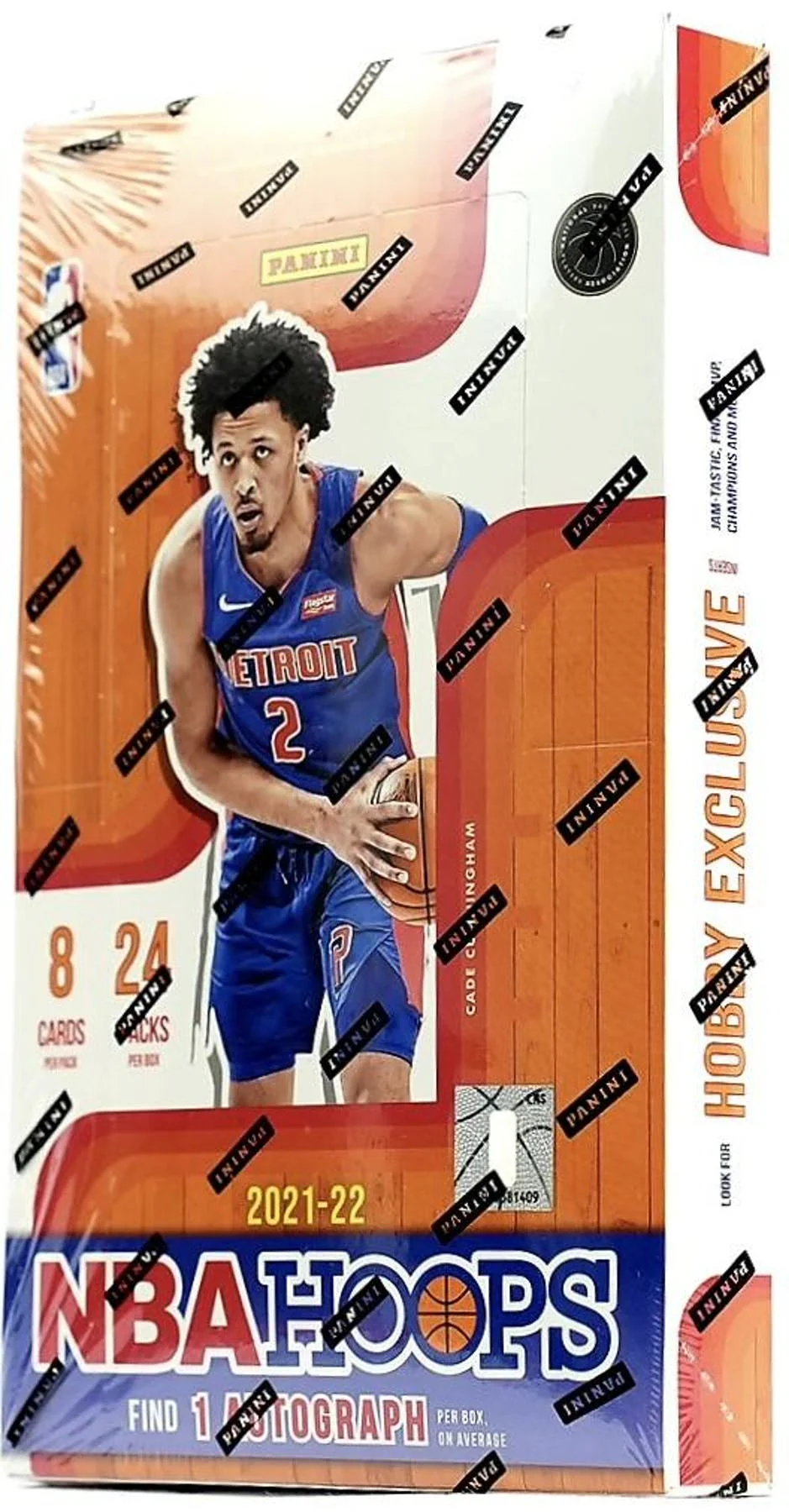 2021-22 Panini NBA Hoops Basketball Hobby Box - Image 2