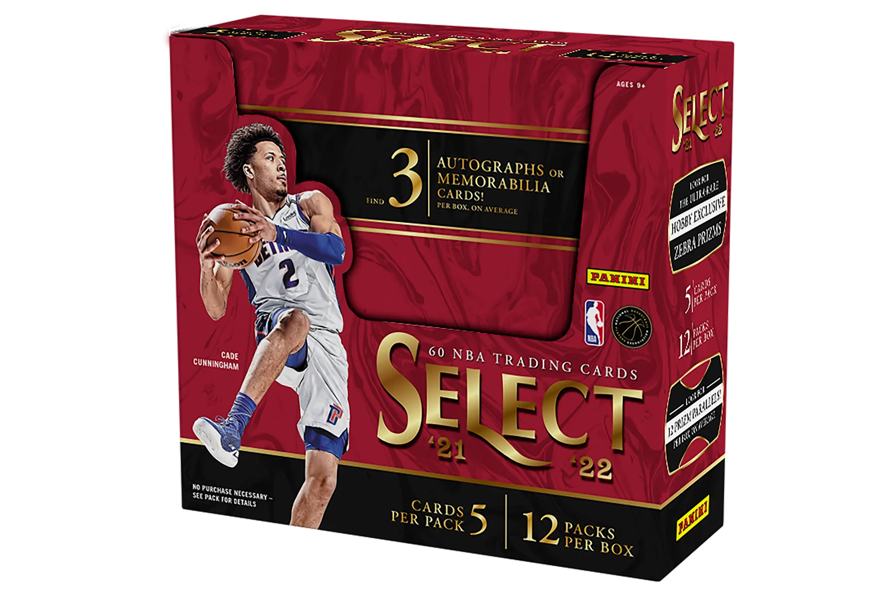 2021-22 Panini Select Basketball Hobby Box