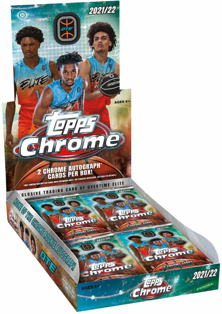 2021-22 Topps Chrome Overtime Elite Basketball Hobby Box
