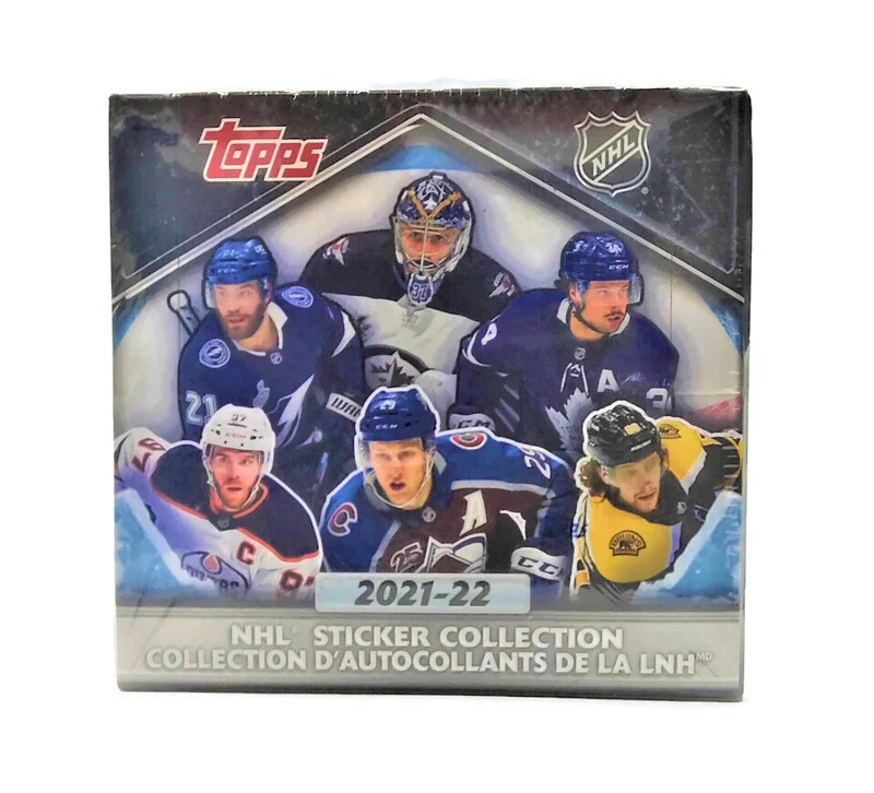 2021-22 Topps NHL Hockey Sticker Box