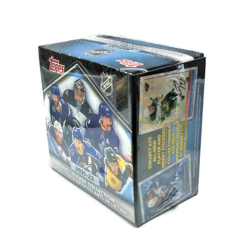 2021-22 Topps NHL Hockey Sticker Case (Case of 16 Boxes) - Image 2
