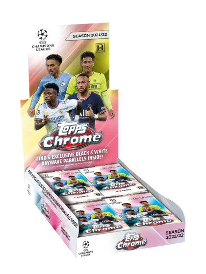 2021-22 Topps UEFA Champions League Chrome Soccer Lite Hobby Box