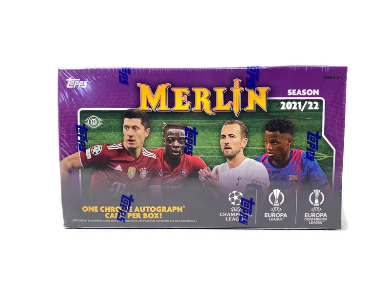 2021-22 Topps UEFA Champions League Merlin Chrome Hobby Box
