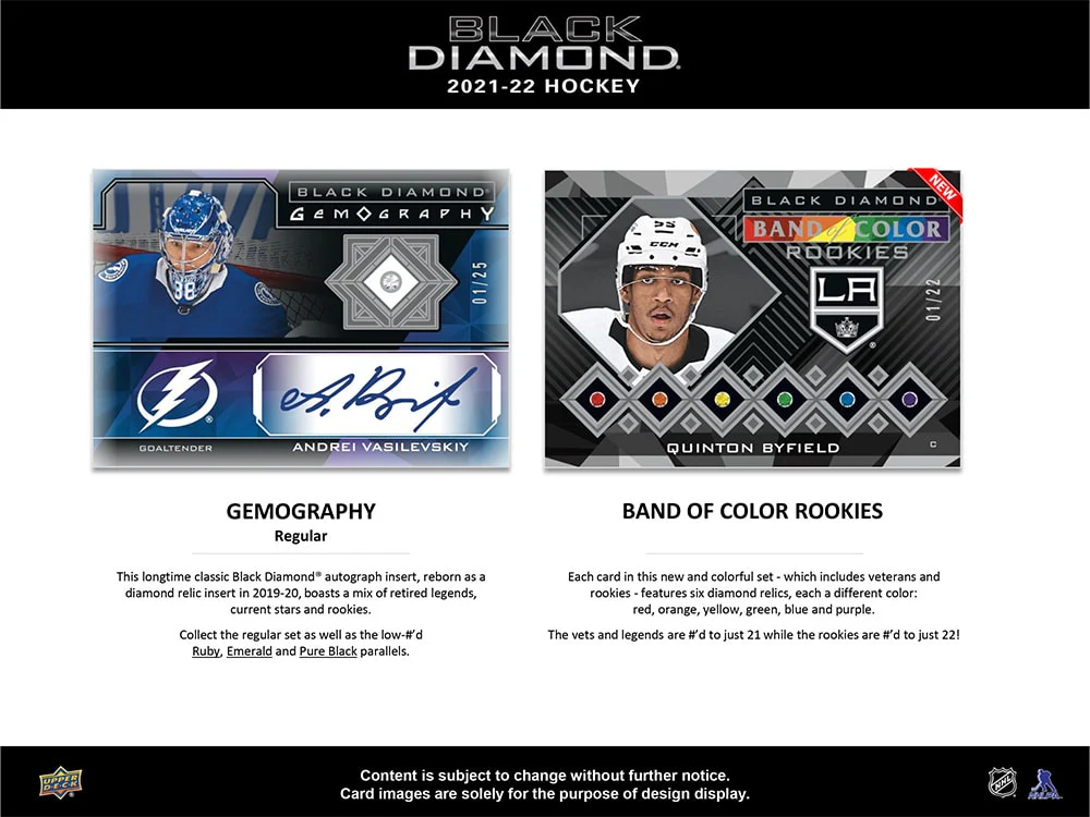 2021-22 Upper Deck Black Diamond Hockey Hobby Case (Master Case of 10 Boxes ) - Image 5
