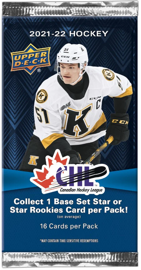 2021-22 Upper Deck CHL Hockey Hobby Box Master Case (Master Case of 20 Boxes) - Image 2