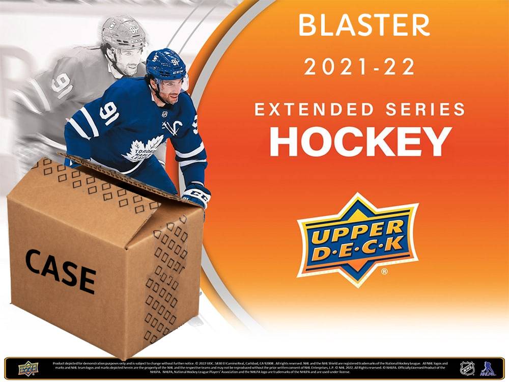 2021-22 Upper Deck Extended Hockey Blaster Case (Case of 20 Boxes)