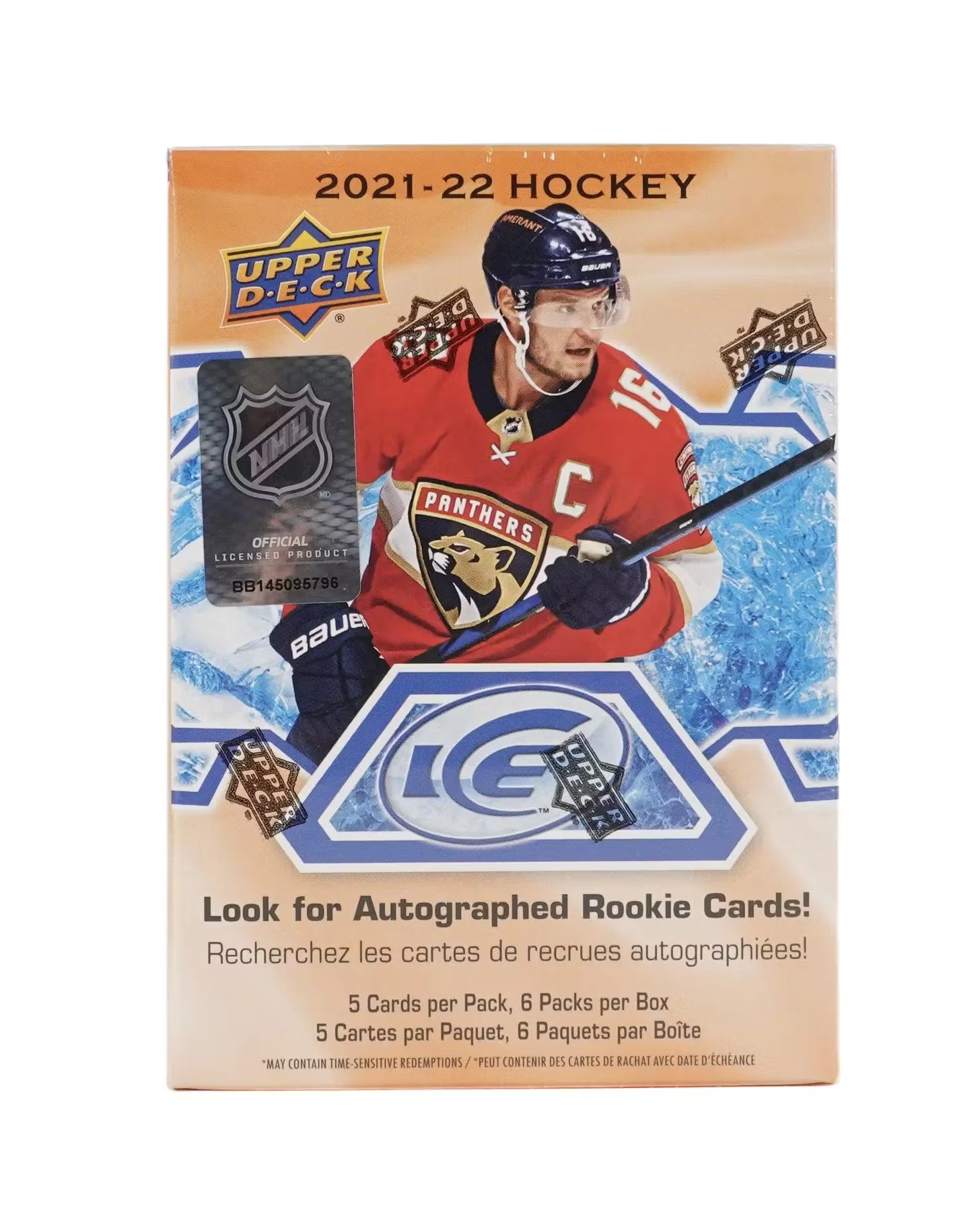 2021-22 Upper Deck Ice Hockey Blaster Box