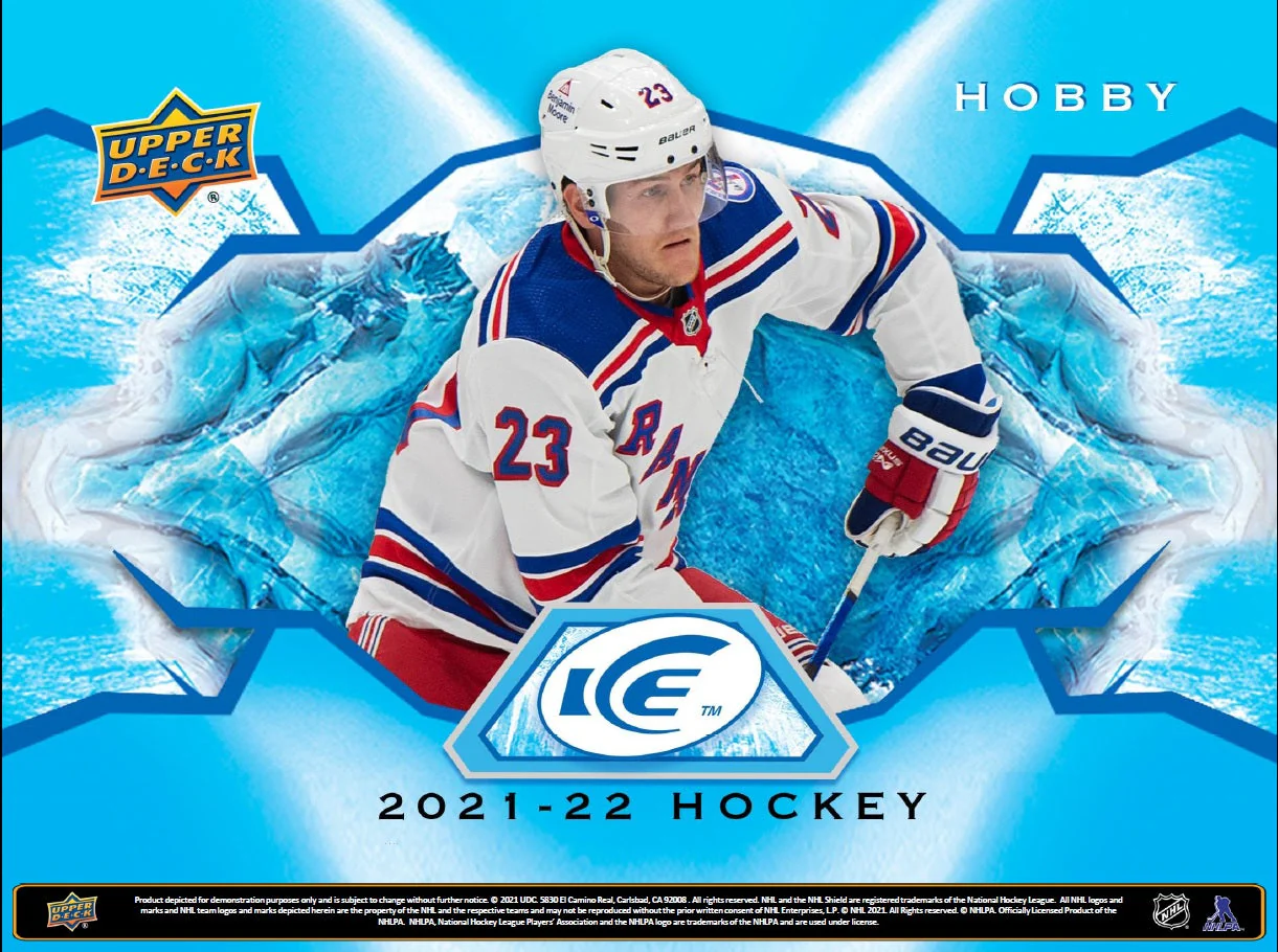 2021-22 Upper Deck Ice Hockey Hobby Box Inner Case (Case of 12 Boxes) - Image 2