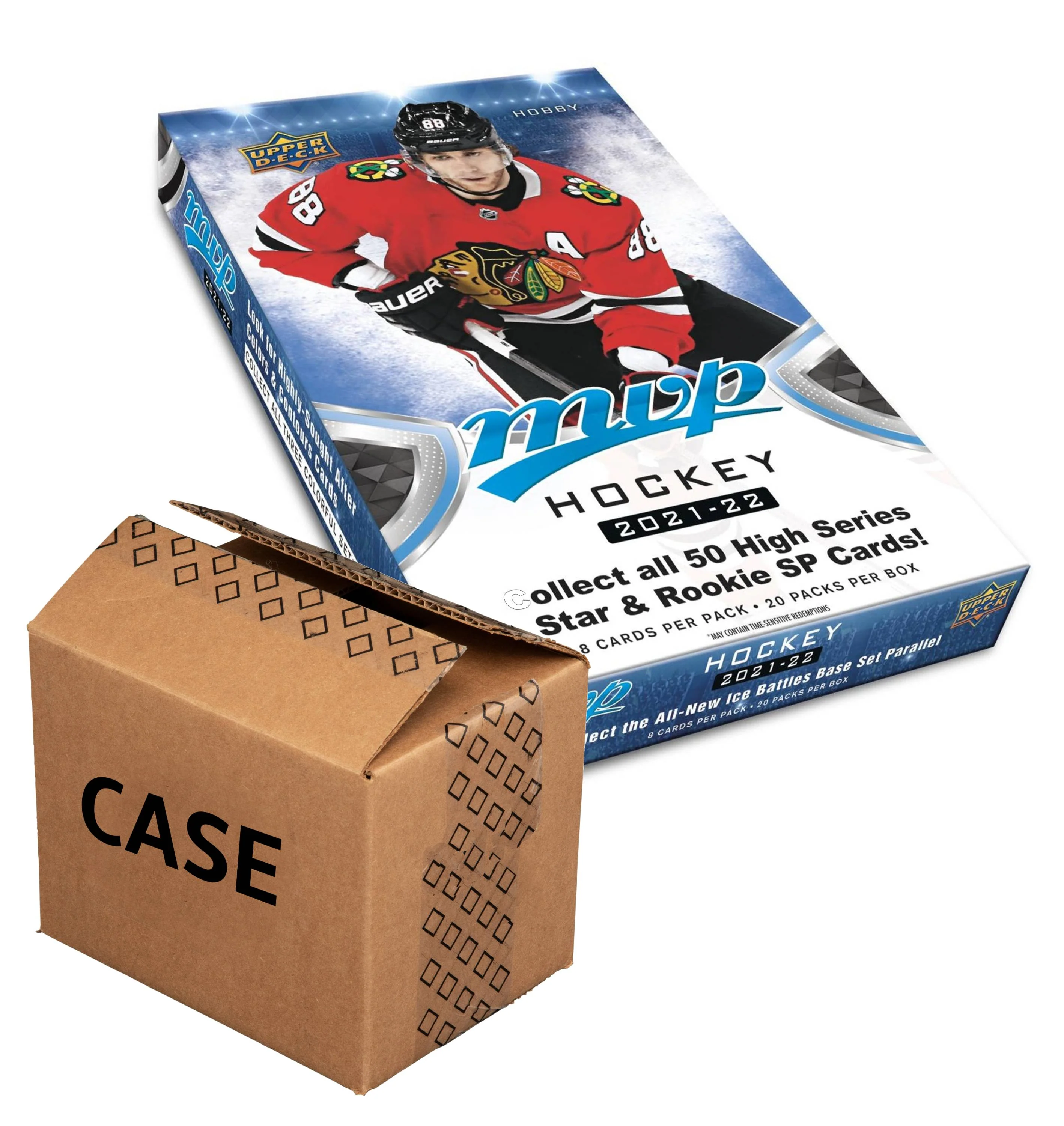 2021-22 Upper Deck MVP Hockey Hobby Case (Case of 20 Boxes)