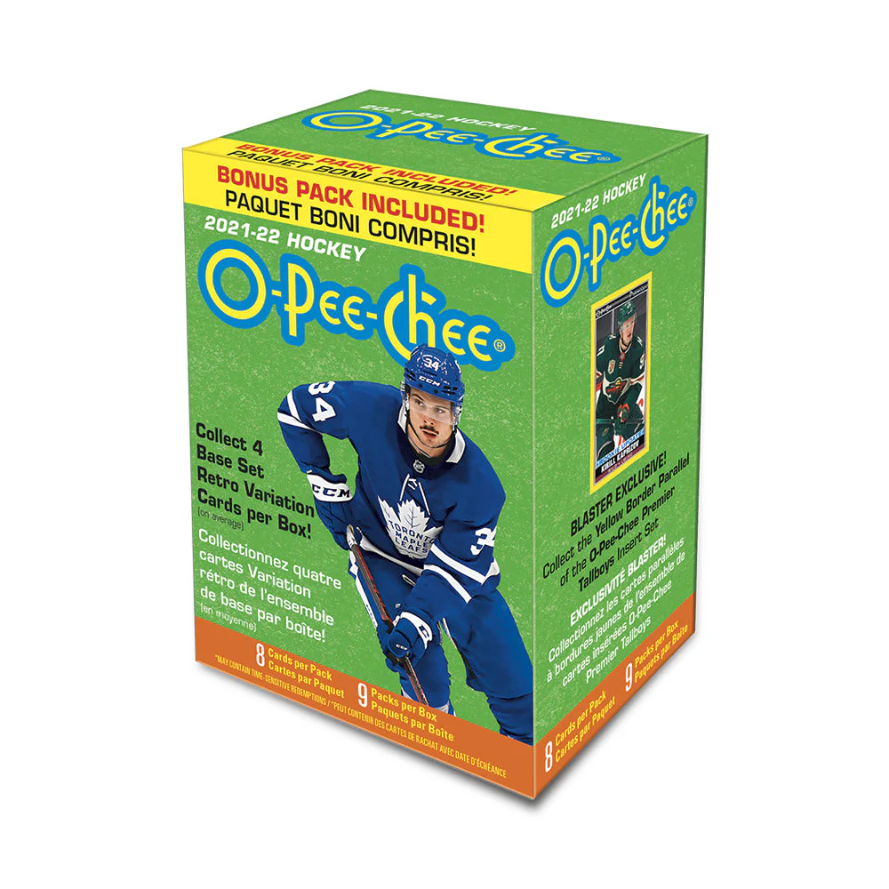2021-22 Upper Deck O-Pee-Chee Hockey Blaster Box