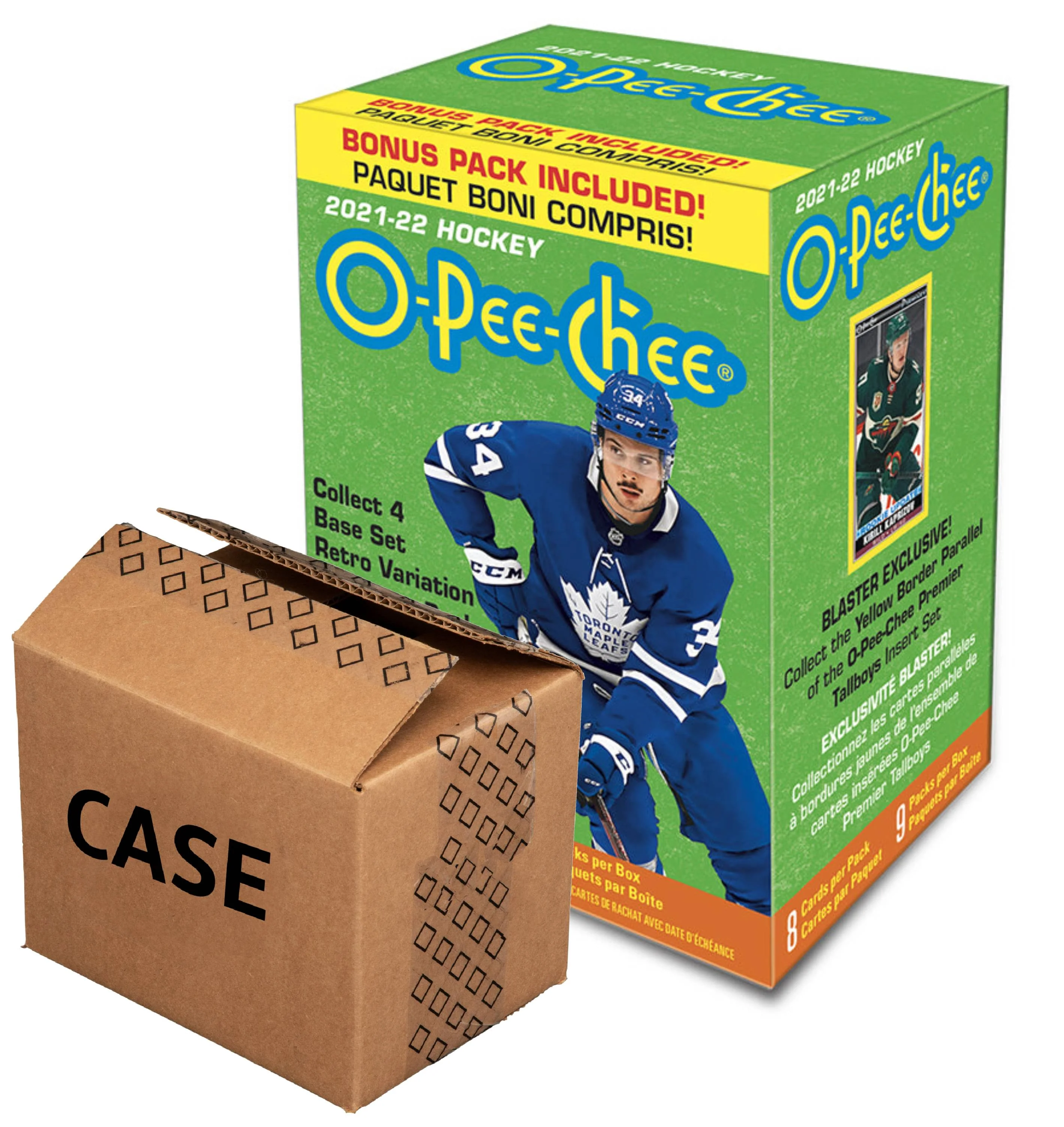 2021-22 Upper Deck O-Pee-Chee Hockey Blaster Case (Case of 20 Boxes)