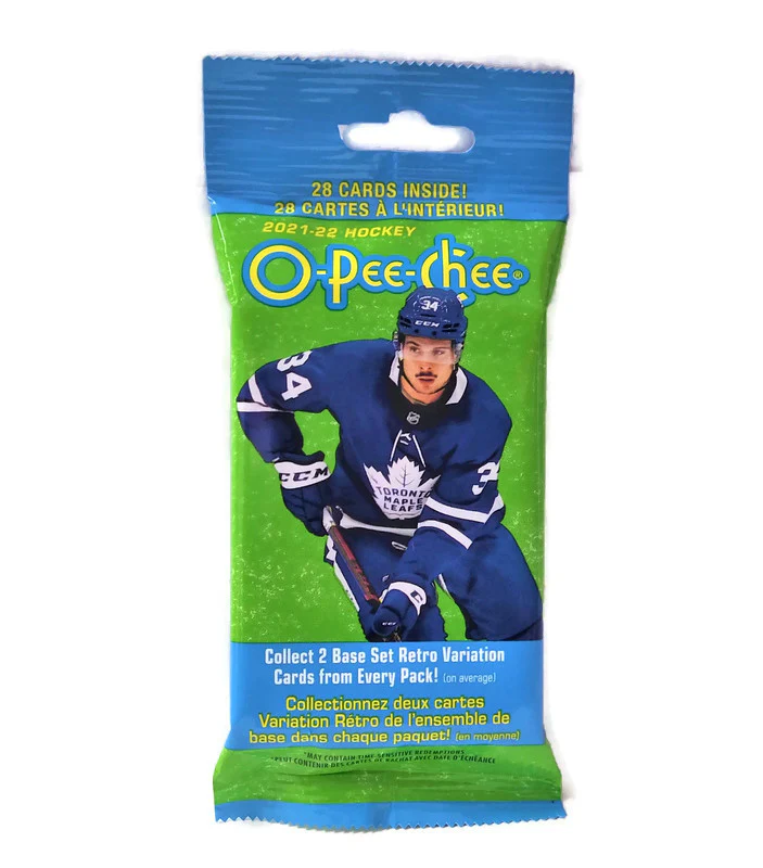 2021-22 Upper Deck O-Pee-Chee Hockey Fat Pack Box (Box of 18 Packs) - Image 2