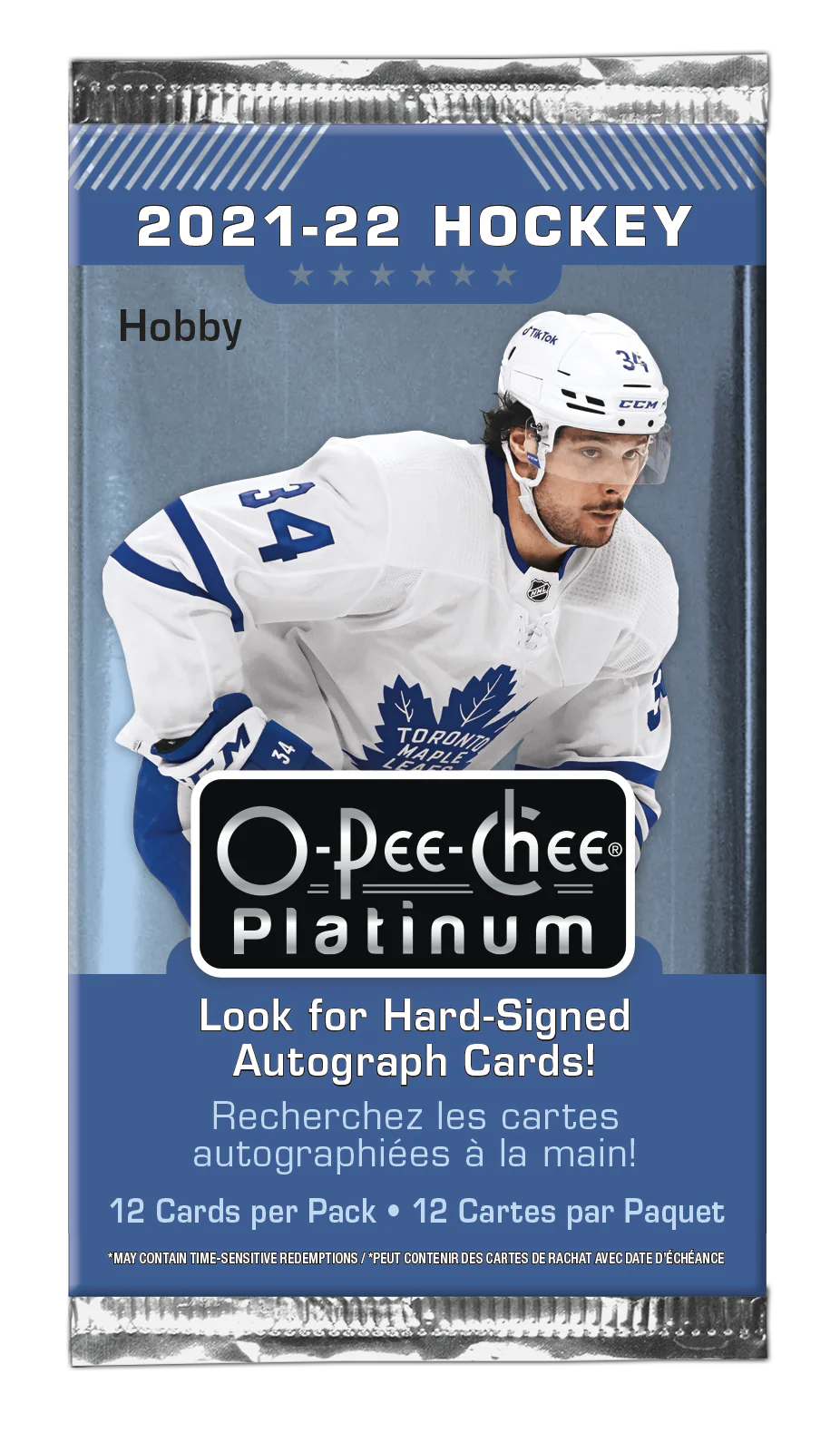 2021-22 Upper Deck O Pee Chee Platinum Hobby Box Master Case (Case of 8 Boxes) - Image 2