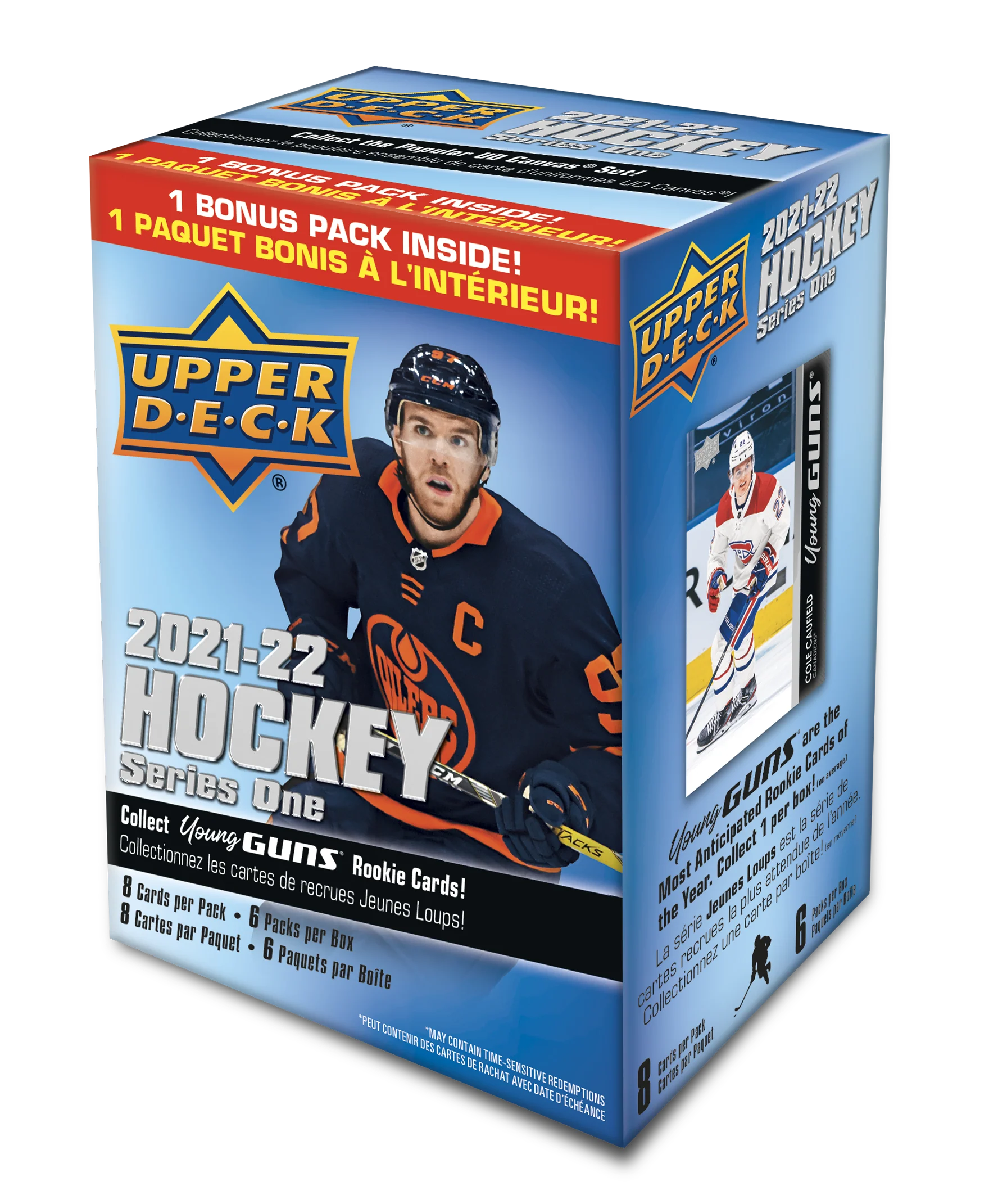 2021-22 Upper Deck Series 1 Hockey Blaster Box