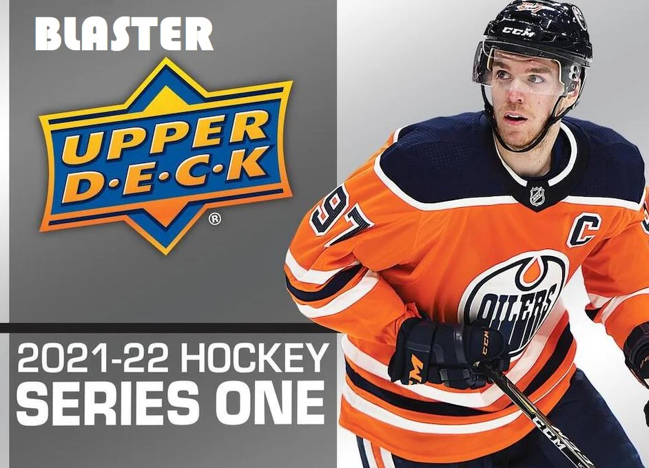 2021-22 Upper Deck Series 1 Hockey Blaster Box - Image 2
