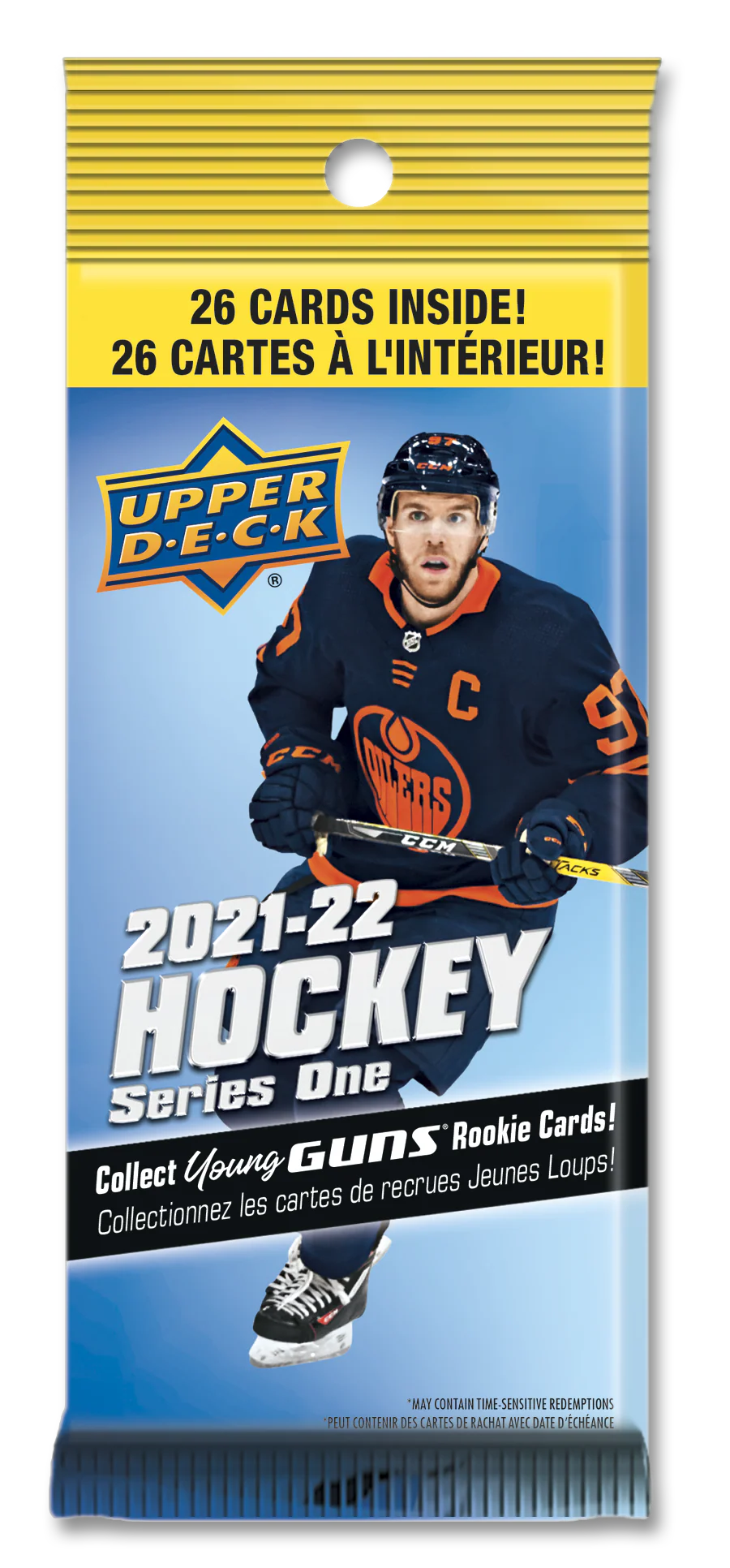 2021-22 Upper Deck Series 1 Hockey Fat Pack Box (Box of 18 Packs)