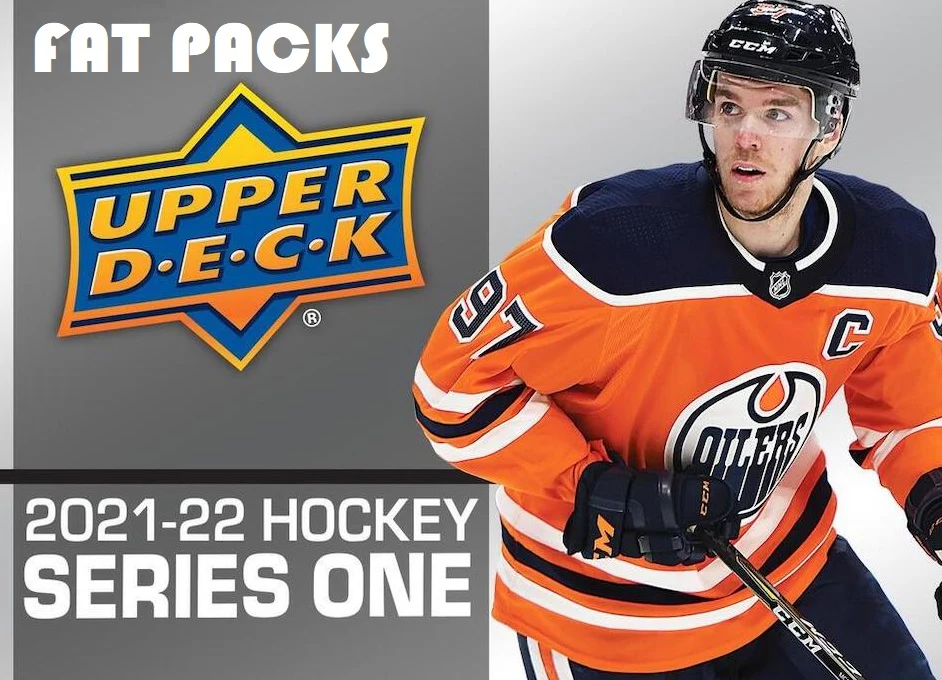 2021-22 Upper Deck Series 1 Hockey Fat Pack Box (Box of 18 Packs) - Image 2