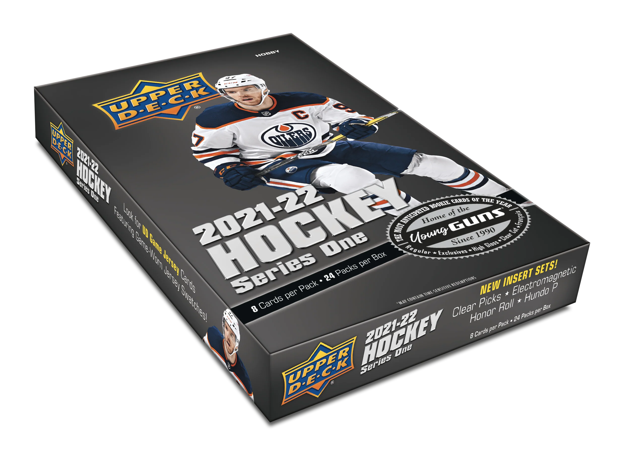 2021-22 Upper Deck Series 1 Hockey Hobby Case (Case of 12 Boxes) - Image 2