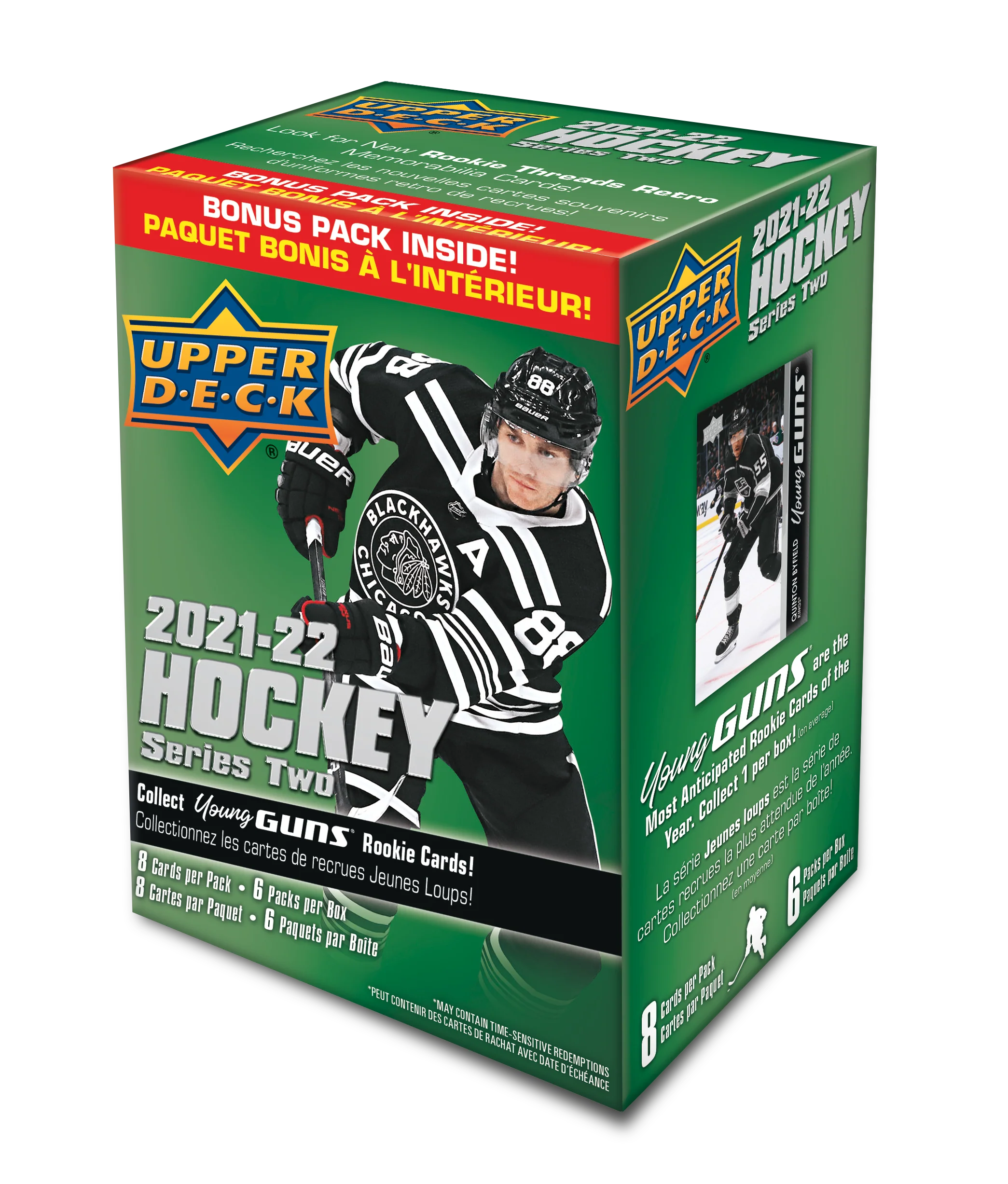 2021-22 Upper Deck Series 2 Hockey Blaster Case (Case of 20 Boxes) - Image 2