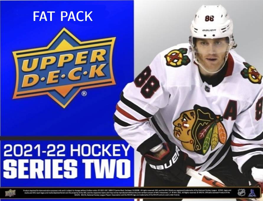 2021-22 Upper Deck Series 2 Hockey Fat Pack Box ( Box of 18 Packs) - Image 2
