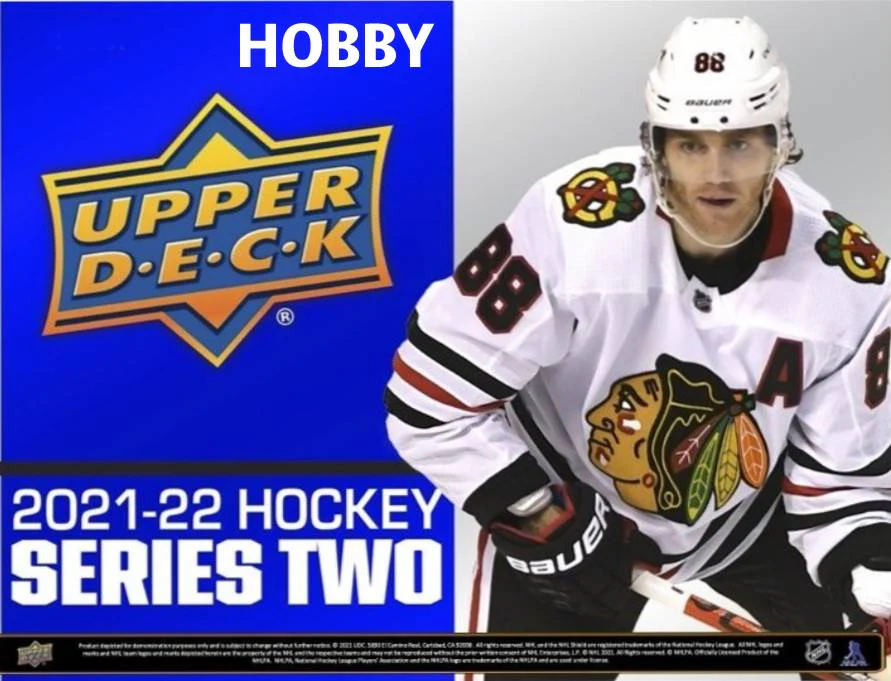 2021-22 Upper Deck Series 2 Hockey Hobby Box - Image 3