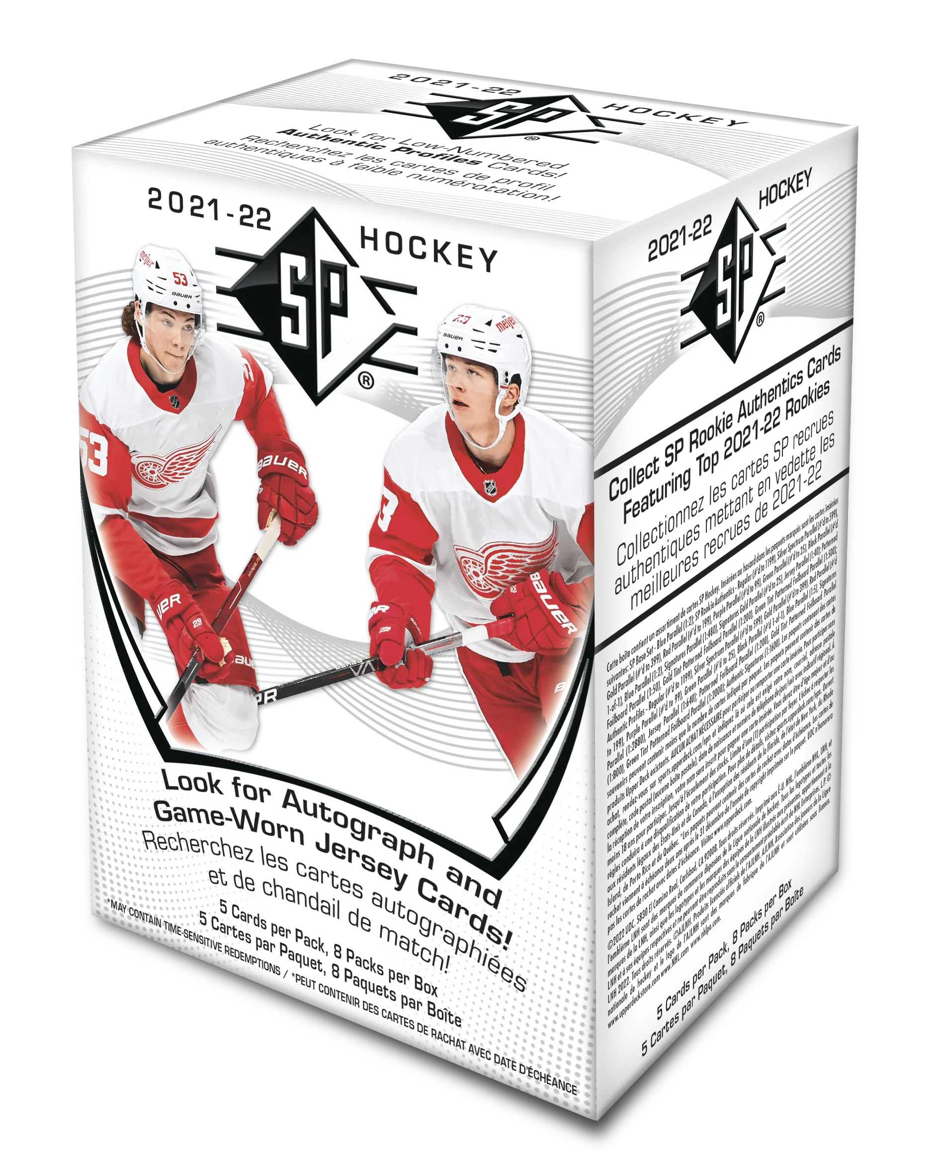 2021-22 Upper Deck SP Authentic Hockey Sealed Blaster Box