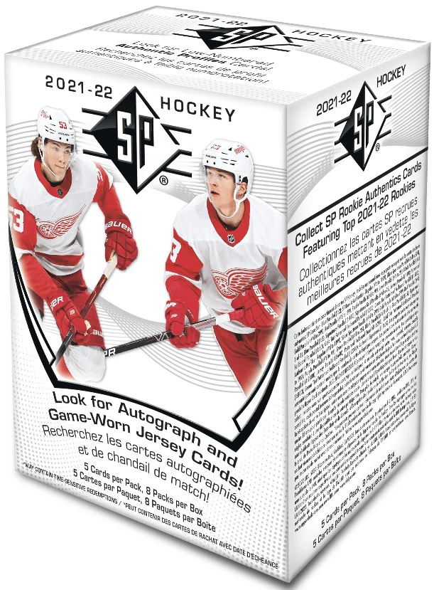 2021-22 Upper Deck SP Authentic Hockey Sealed Blaster Box - Image 3