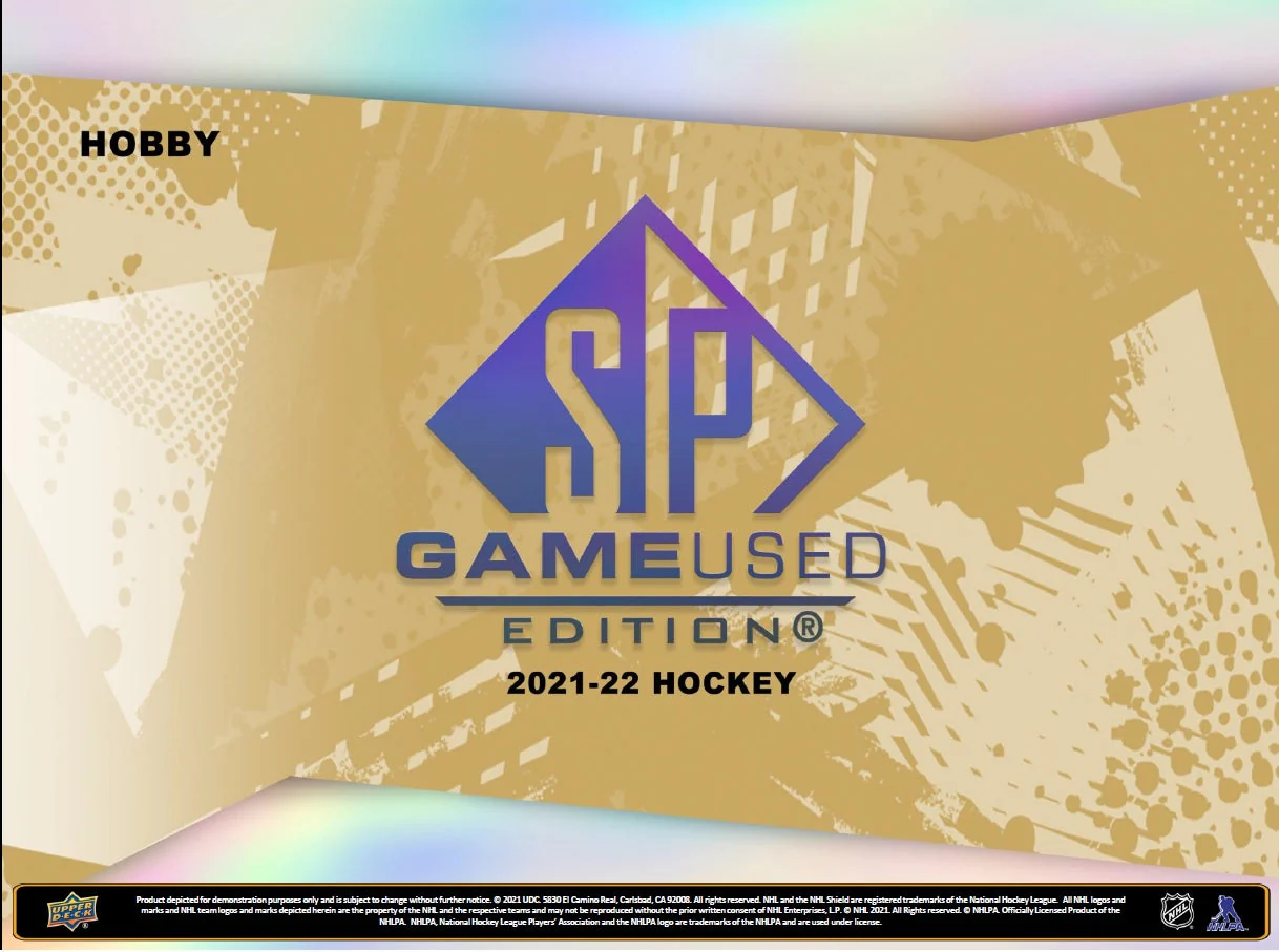 2021-22 Upper Deck SP Game Used Hobby Box Sealed Case (Case of 20 Boxes) - Image 2
